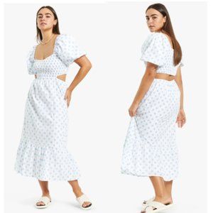 Brand new Faithfull The Brand Bloom Midi Dress Cairo Floral